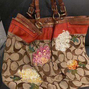 Luxury, Great Condition! Large, Vintage COACH Tote; Tory Burch / Michael Kors